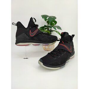 Nike Men’s Lebron 14 XIV BRED Black University Red Size 15 US